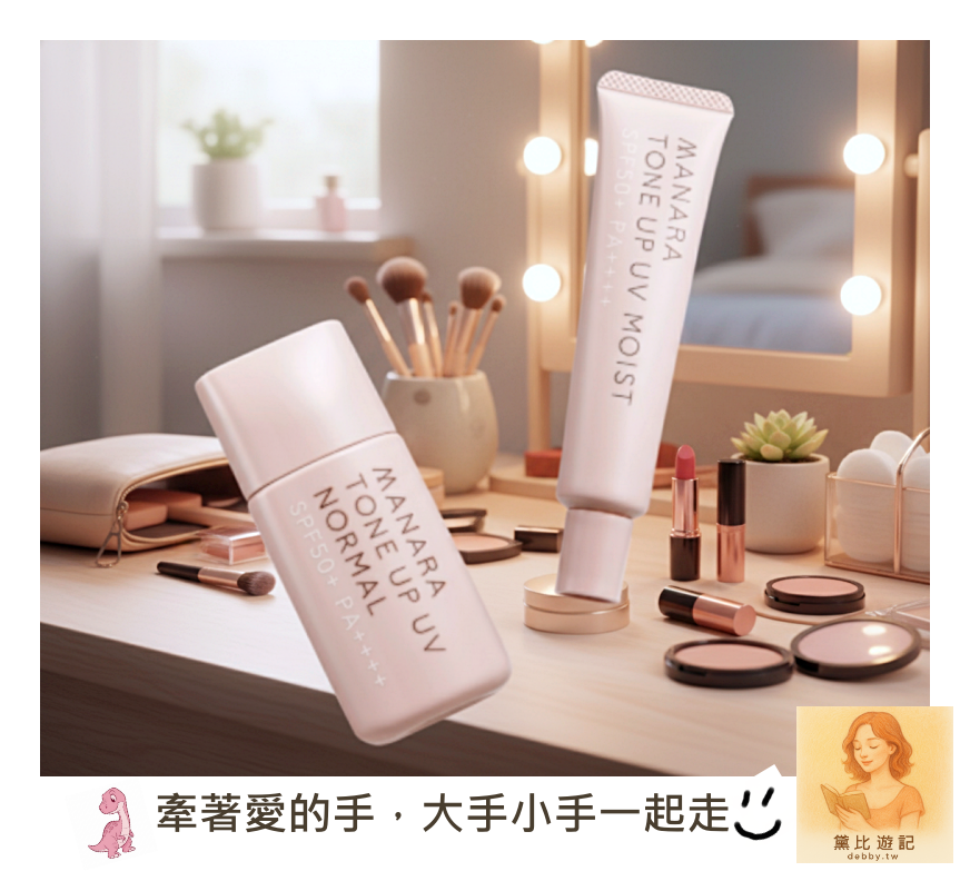 2025最強素顏霜實測：MANARA抗UV發光素顏霜好用嗎？SPF50+不沾口罩，一抹告別蠟黃暗沉，懶人上班族實測心得！